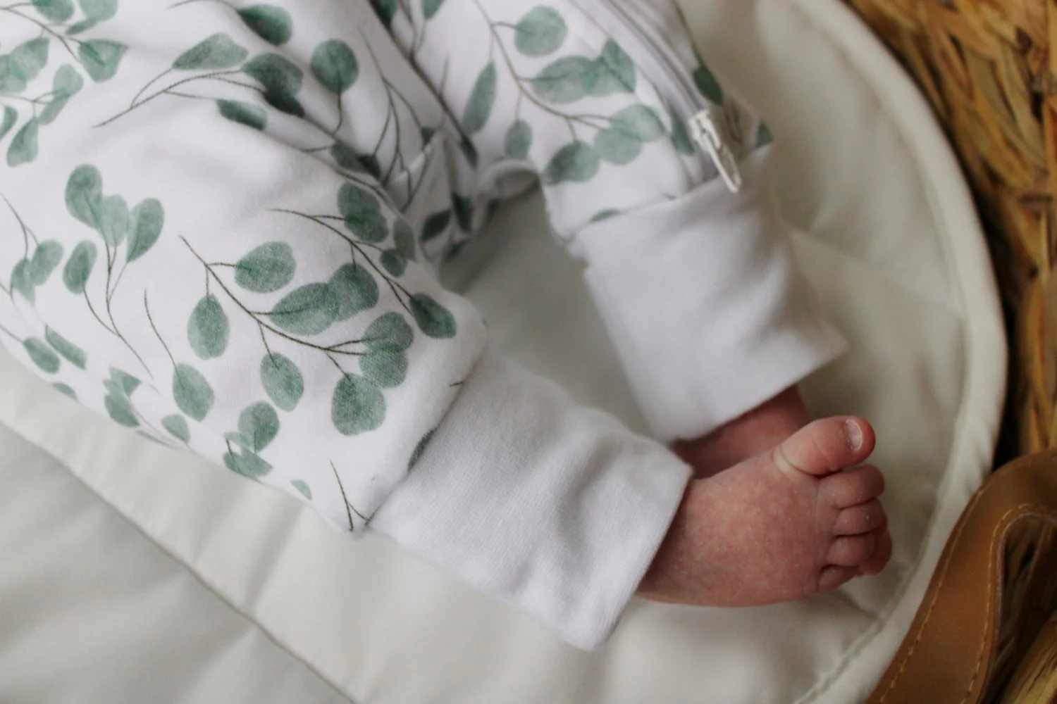 Eucalyptus organic cotton ZippyBoo suit - Image 3