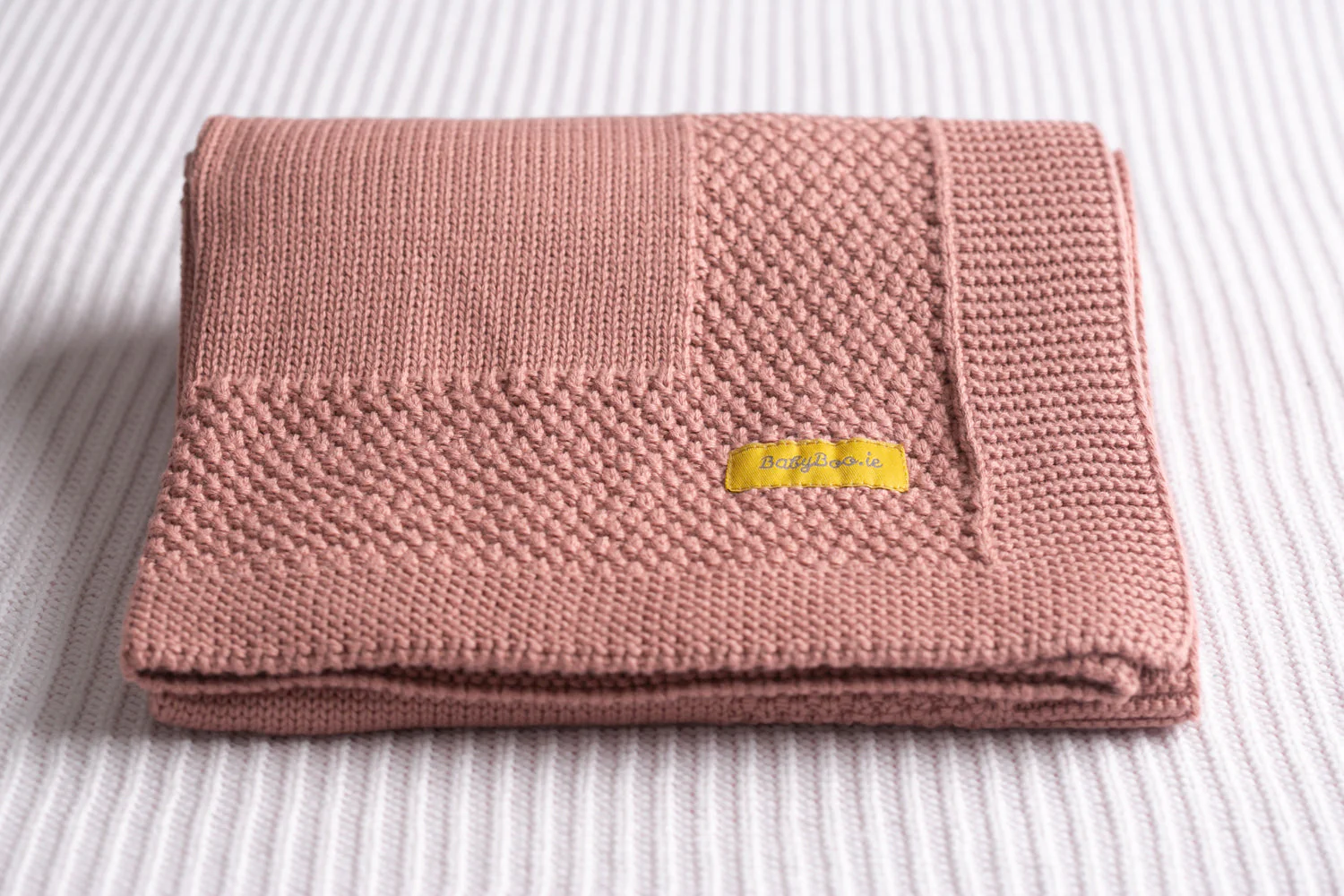 Floral name Personalised Organic Cotton BlankieBoo baby blanket - Image 8