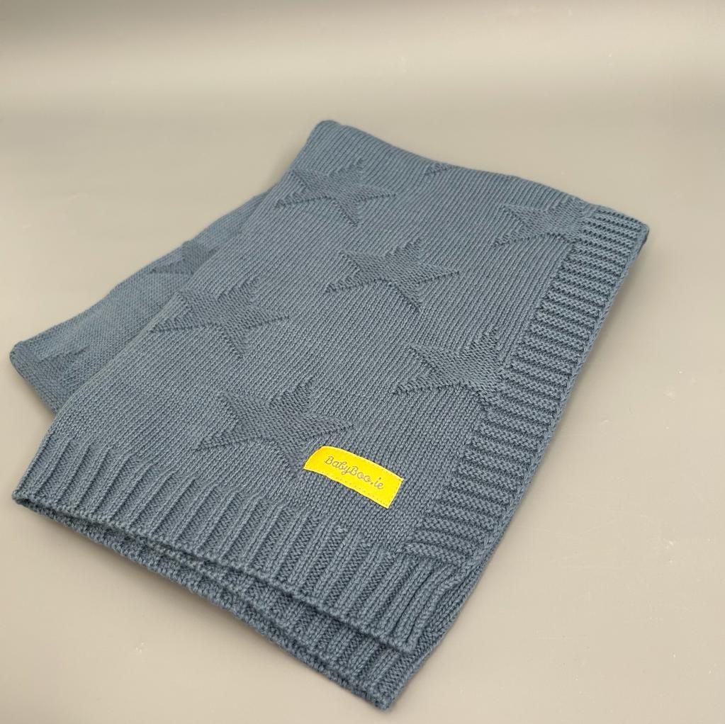 Floral name Personalised Organic Cotton BlankieBoo baby blanket - Image 9