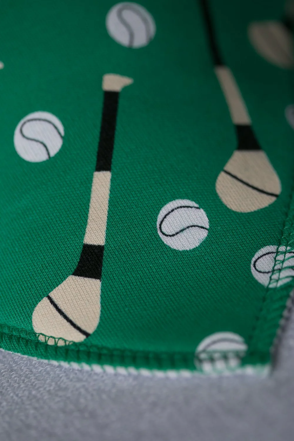 Green GAA mad organic cotton DribbleBoo bandana bib - Image 6