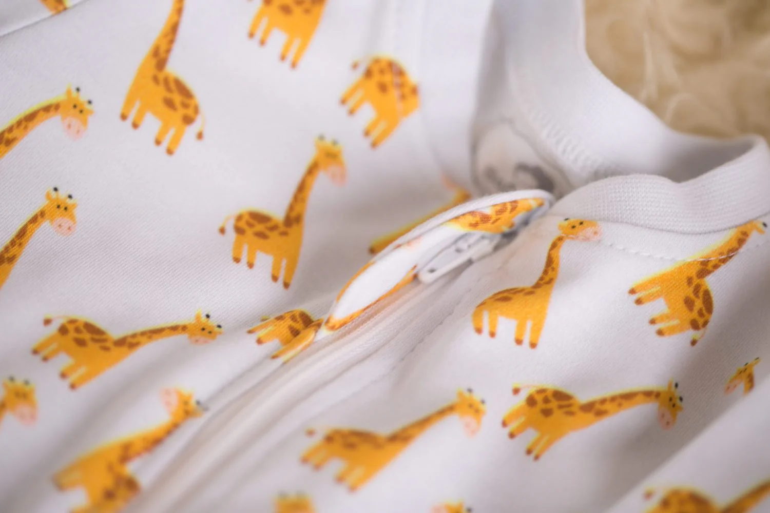 Giraffes organic cotton ZippyBoo suit - Image 5