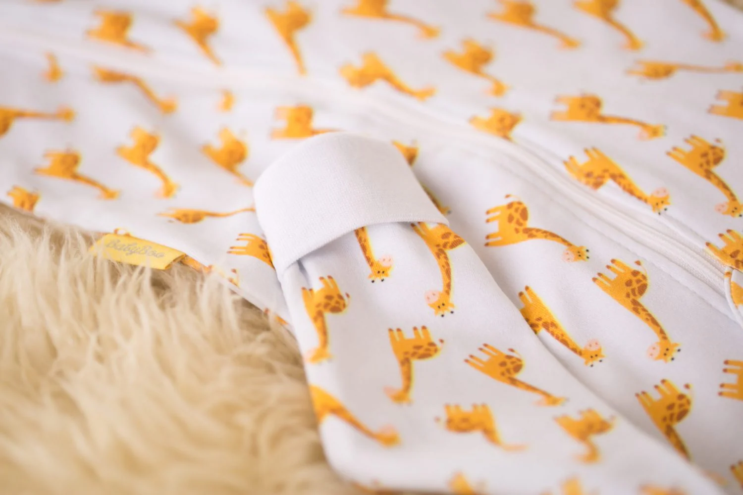 Giraffes organic cotton ZippyBoo suit - Image 7