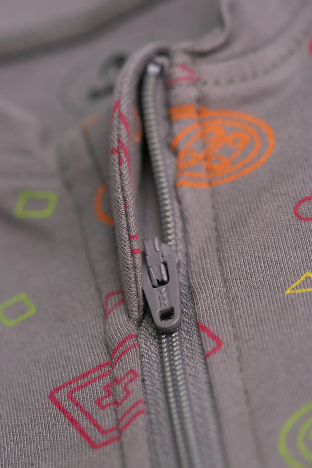 Grey gaming organic cotton ZippyBoo suit - Image 6