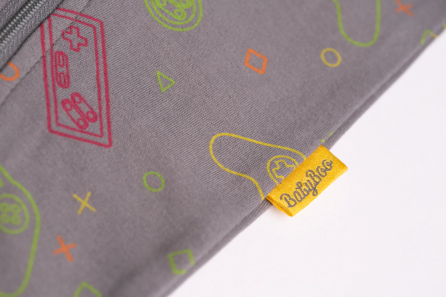 Grey gaming organic cotton ZippyBoo suit - Image 7