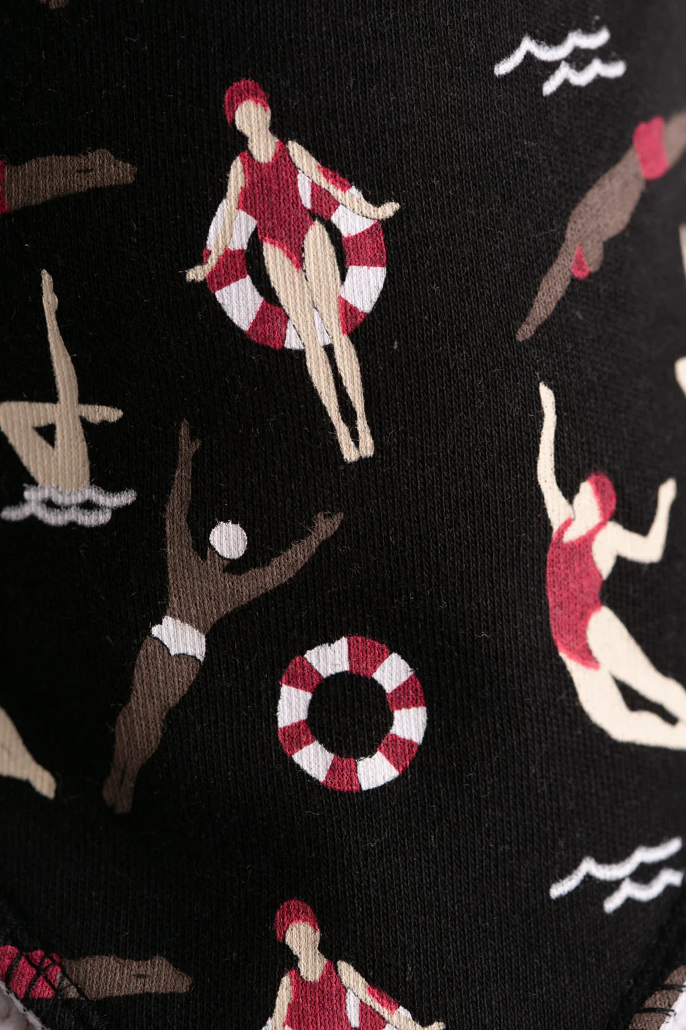 Swimmers organic cotton DribbleBoo bandana bib - Image 3