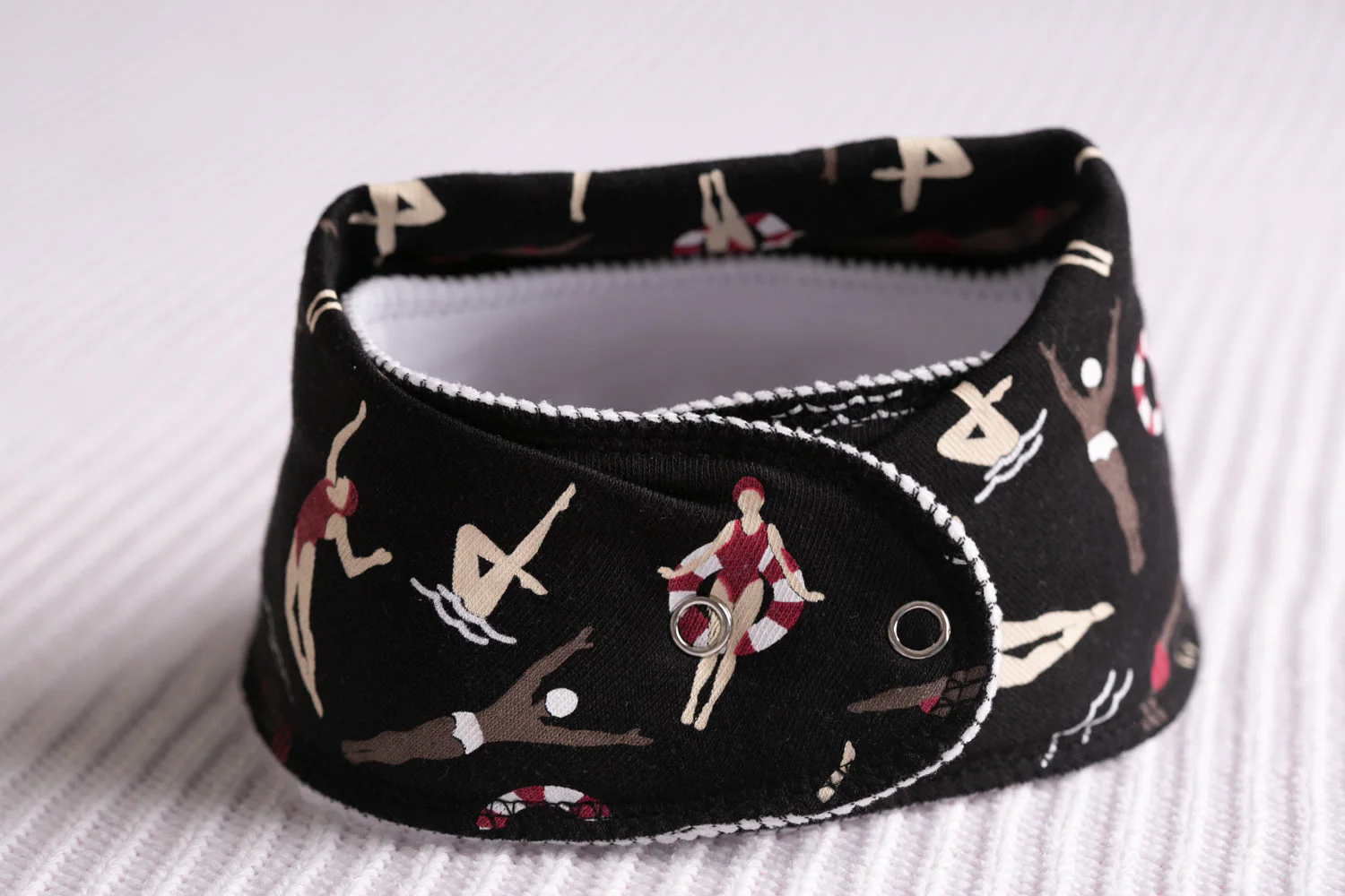 Swimmers organic cotton DribbleBoo bandana bib - Image 4