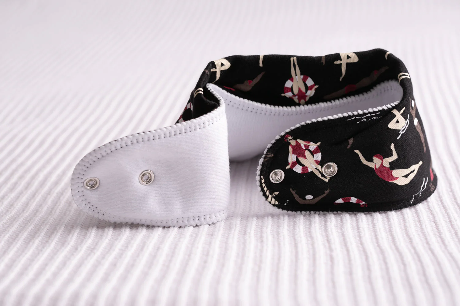 Swimmers organic cotton DribbleBoo bandana bib - Image 5