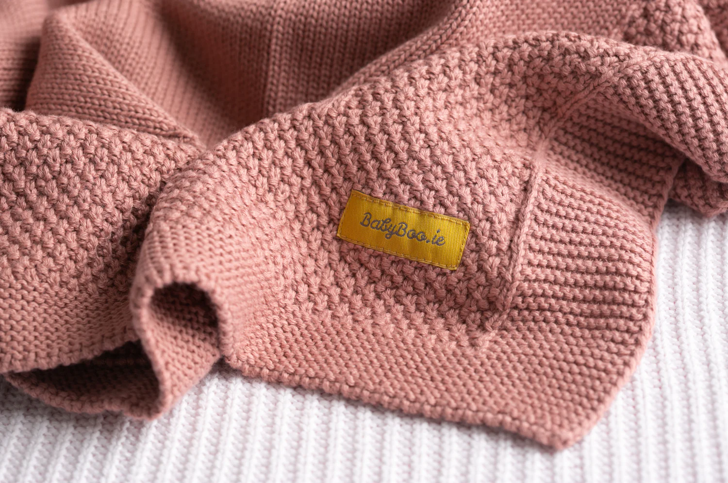 Organic cotton beautiful dusty rose BlankieBoo - Image 3