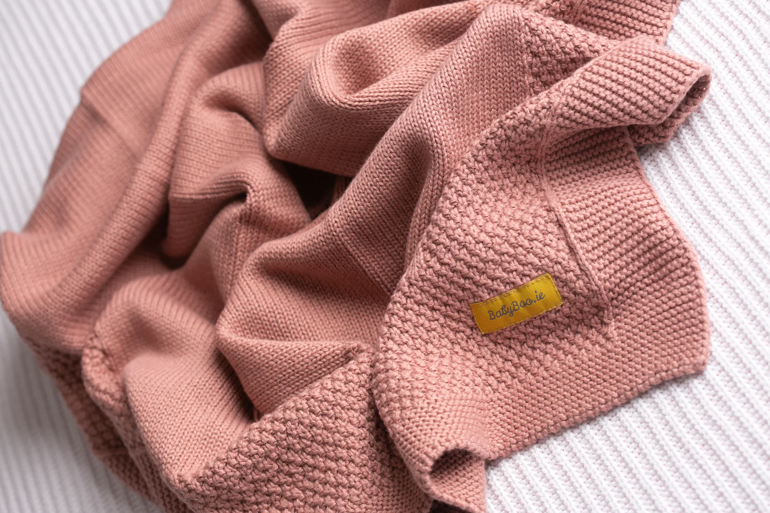 Organic cotton beautiful dusty rose BlankieBoo - Image 4