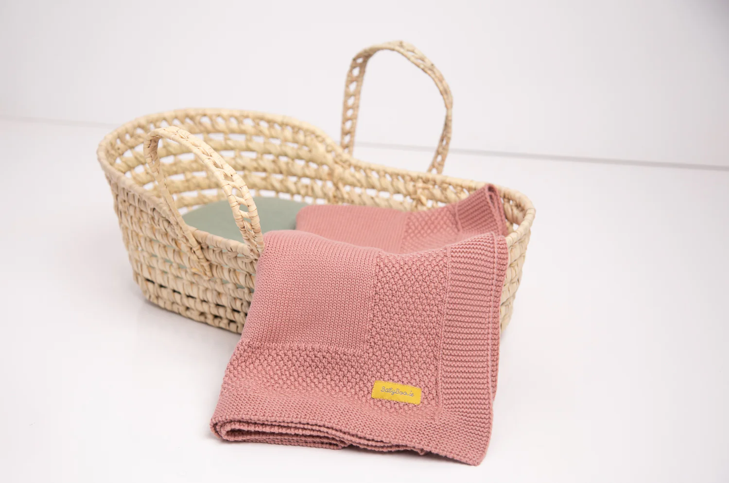 Organic cotton beautiful dusty rose BlankieBoo - Image 5