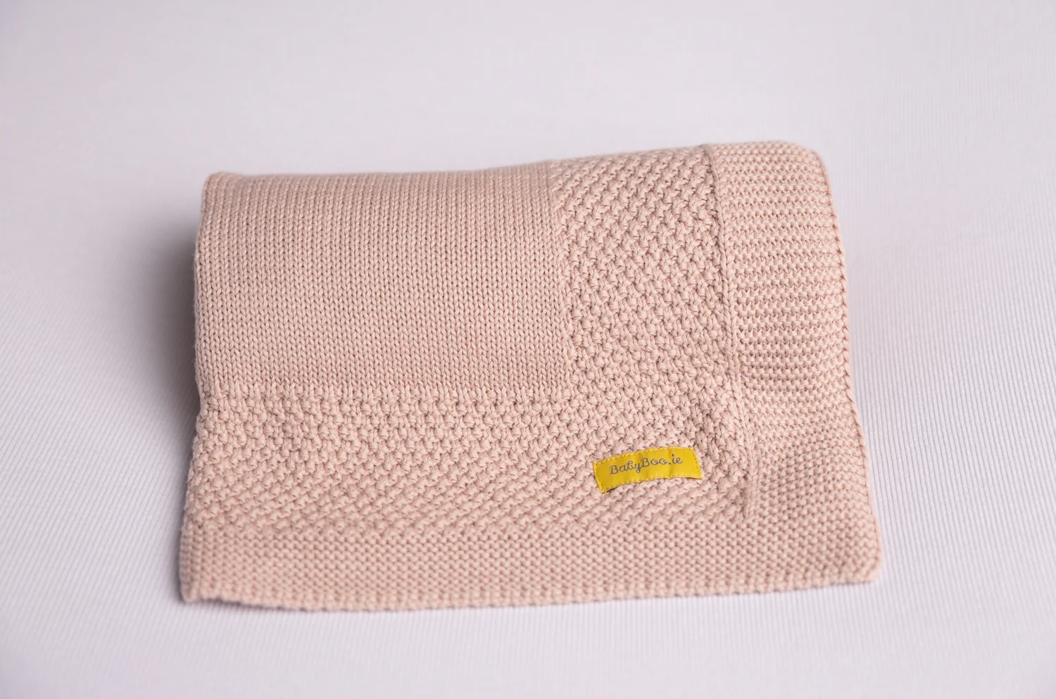 Organic cotton beautiful biscuit (Pink Beige) BlankieBoo - Image 18