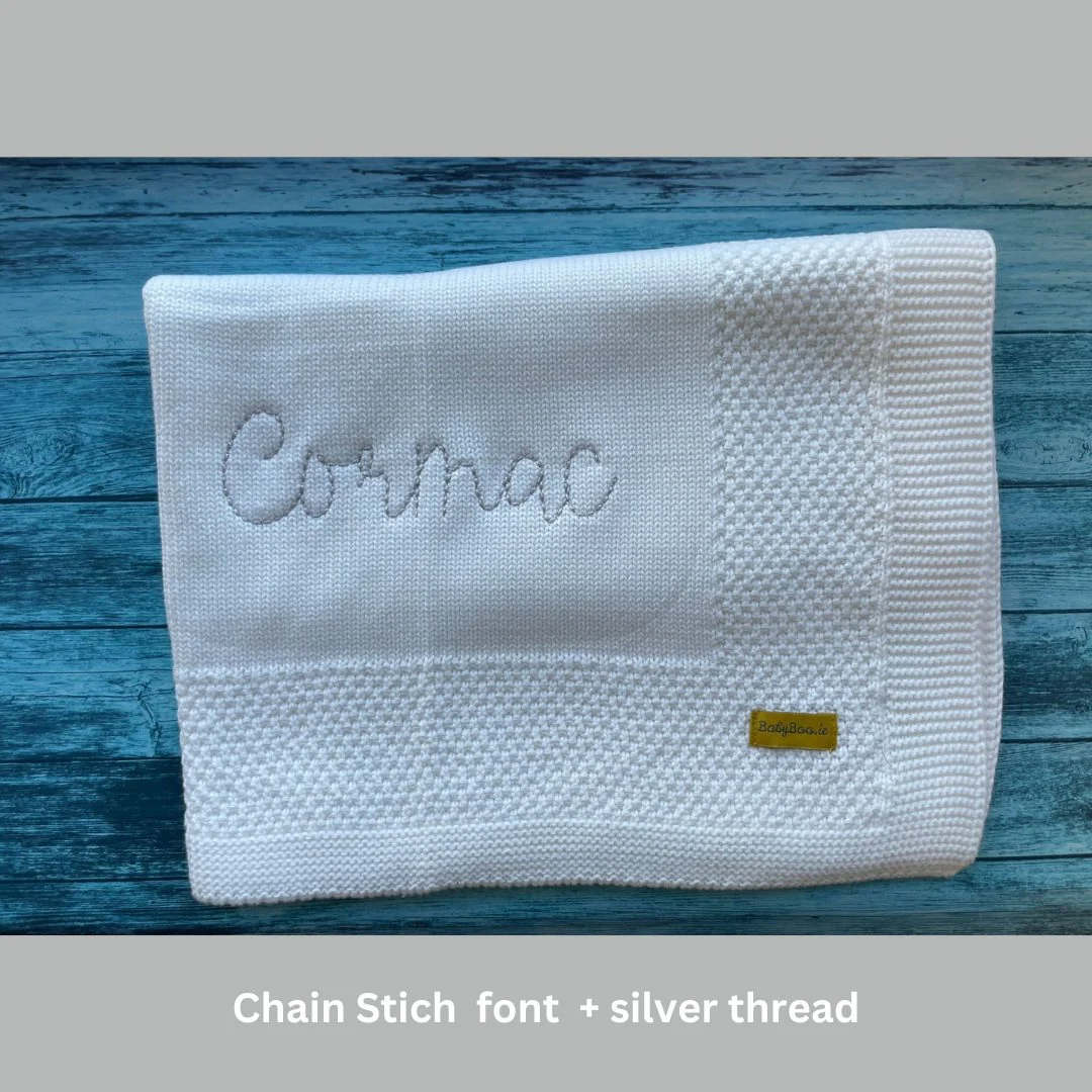 Organic cotton beautiful white BlankieBoo - Image 10