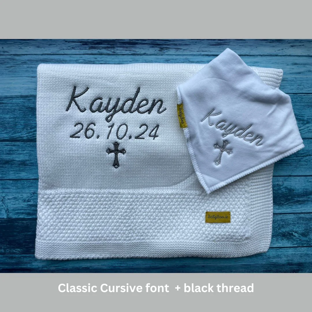 Organic cotton beautiful white BlankieBoo - Image 12