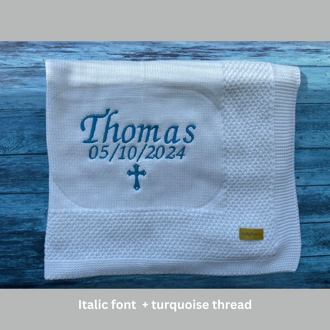 Organic cotton beautiful white BlankieBoo - Image 13