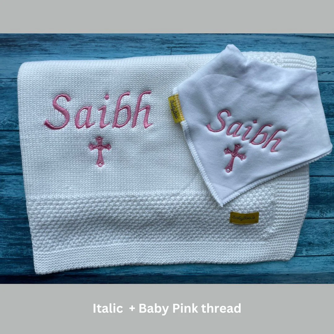 Organic cotton beautiful white BlankieBoo - Image 14