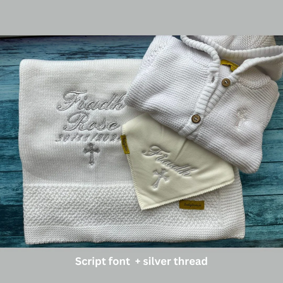 Organic cotton beautiful white BlankieBoo - Image 15