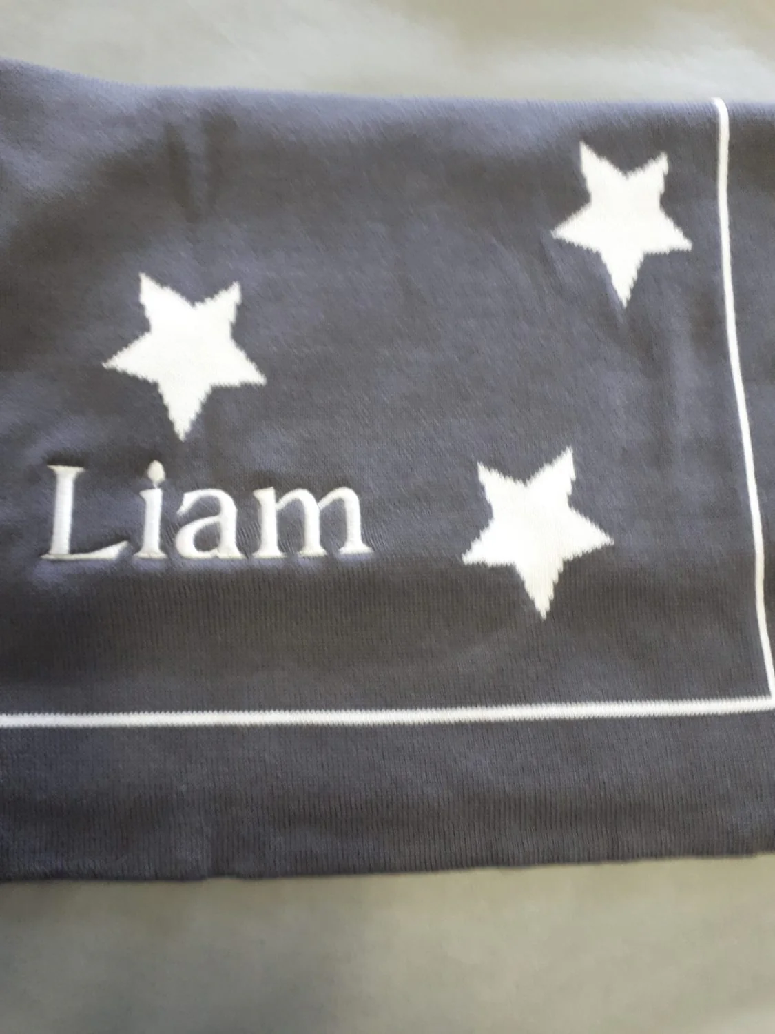 Organic cotton grey stars BlankieBoo - Image 14