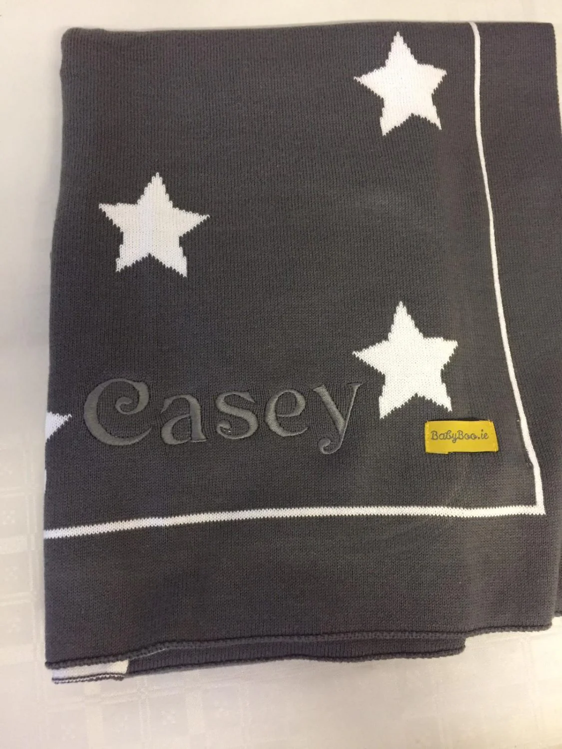 Organic cotton grey stars BlankieBoo - Image 15