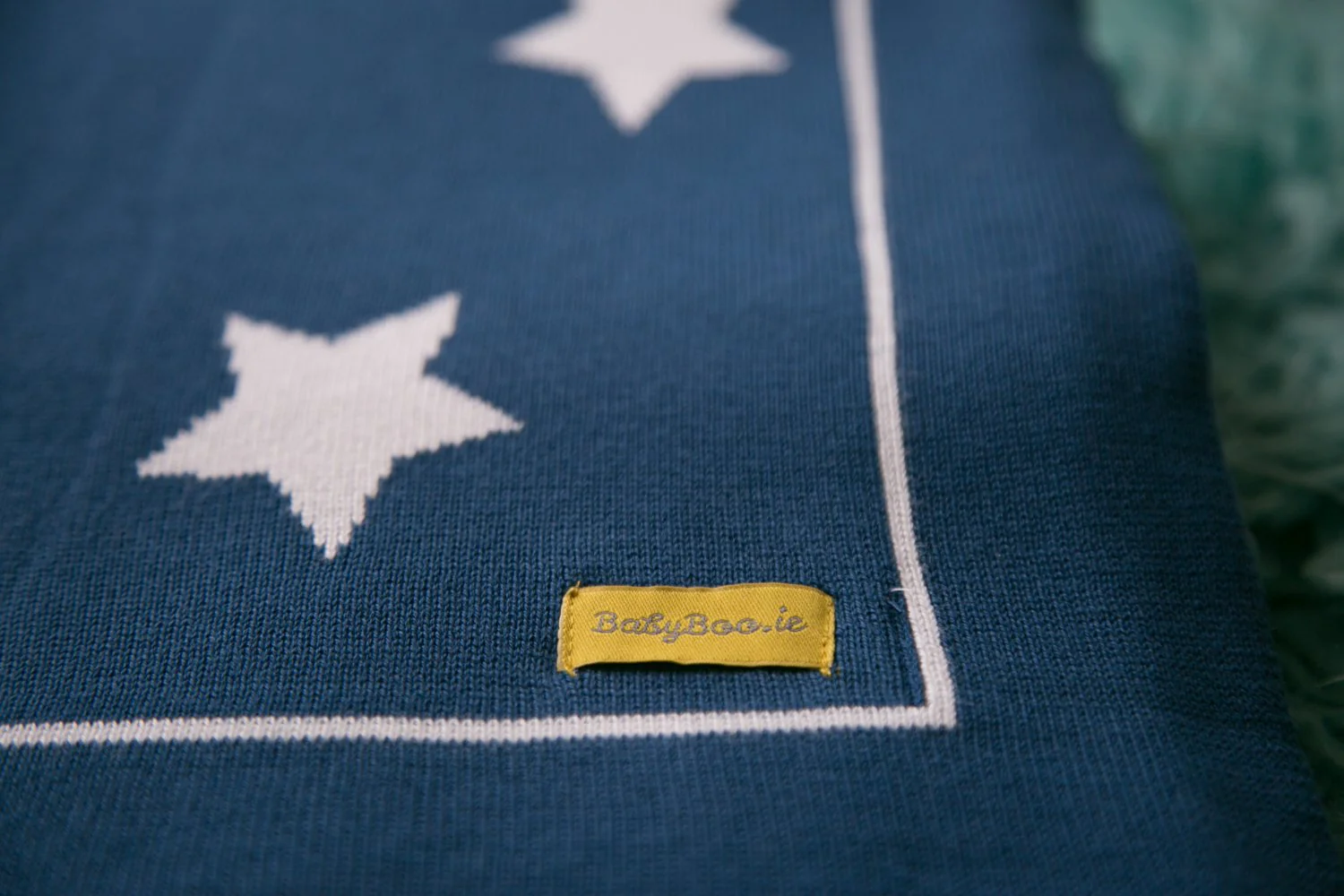 Organic cotton navy stars BlankieBoo - Image 4