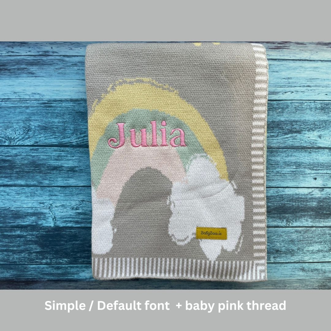 Organic cotton rainbows BlankieBoo - Image 12