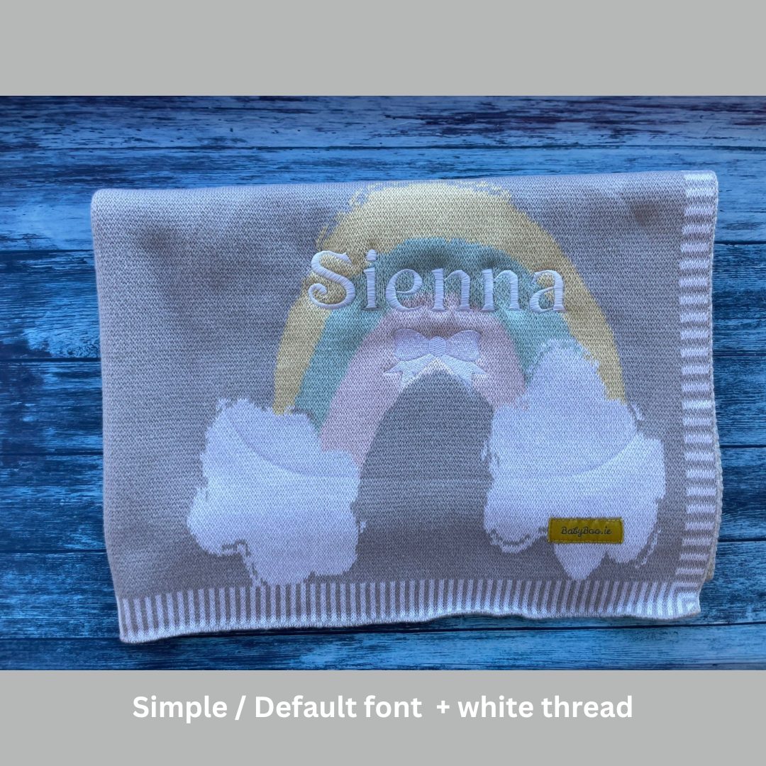 Organic cotton rainbows BlankieBoo - Image 14