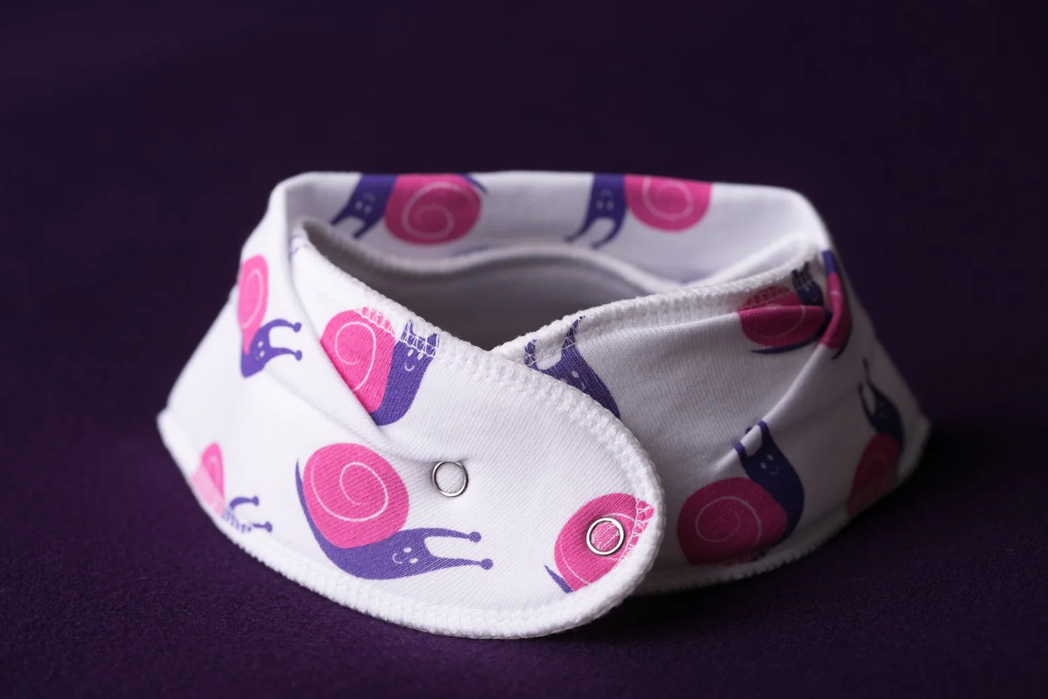 Sheila the supersnail organic cotton DribbleBoo bandana bib - Image 5