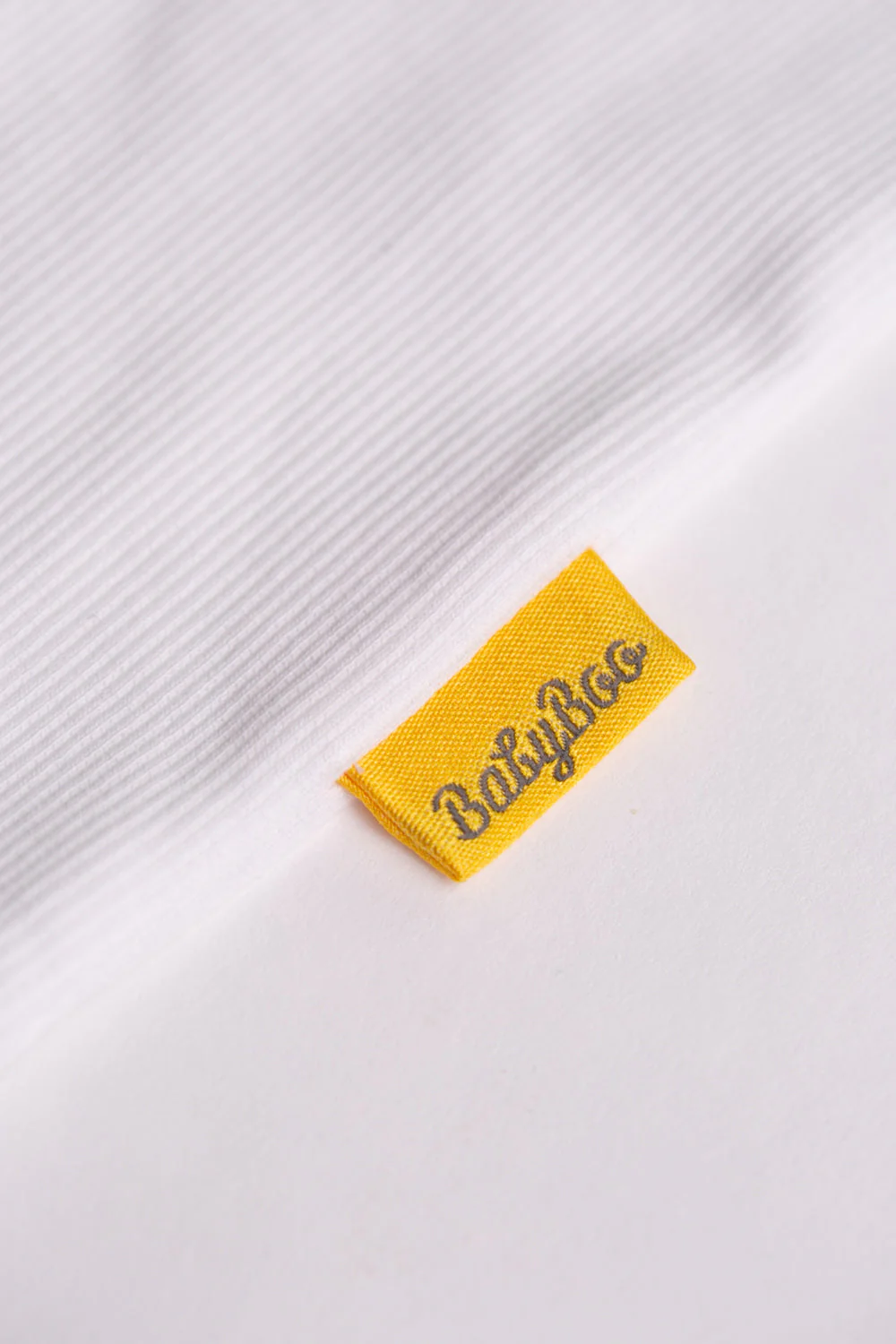 White ribbed organic cotton ZippyBoo suit - Image 4