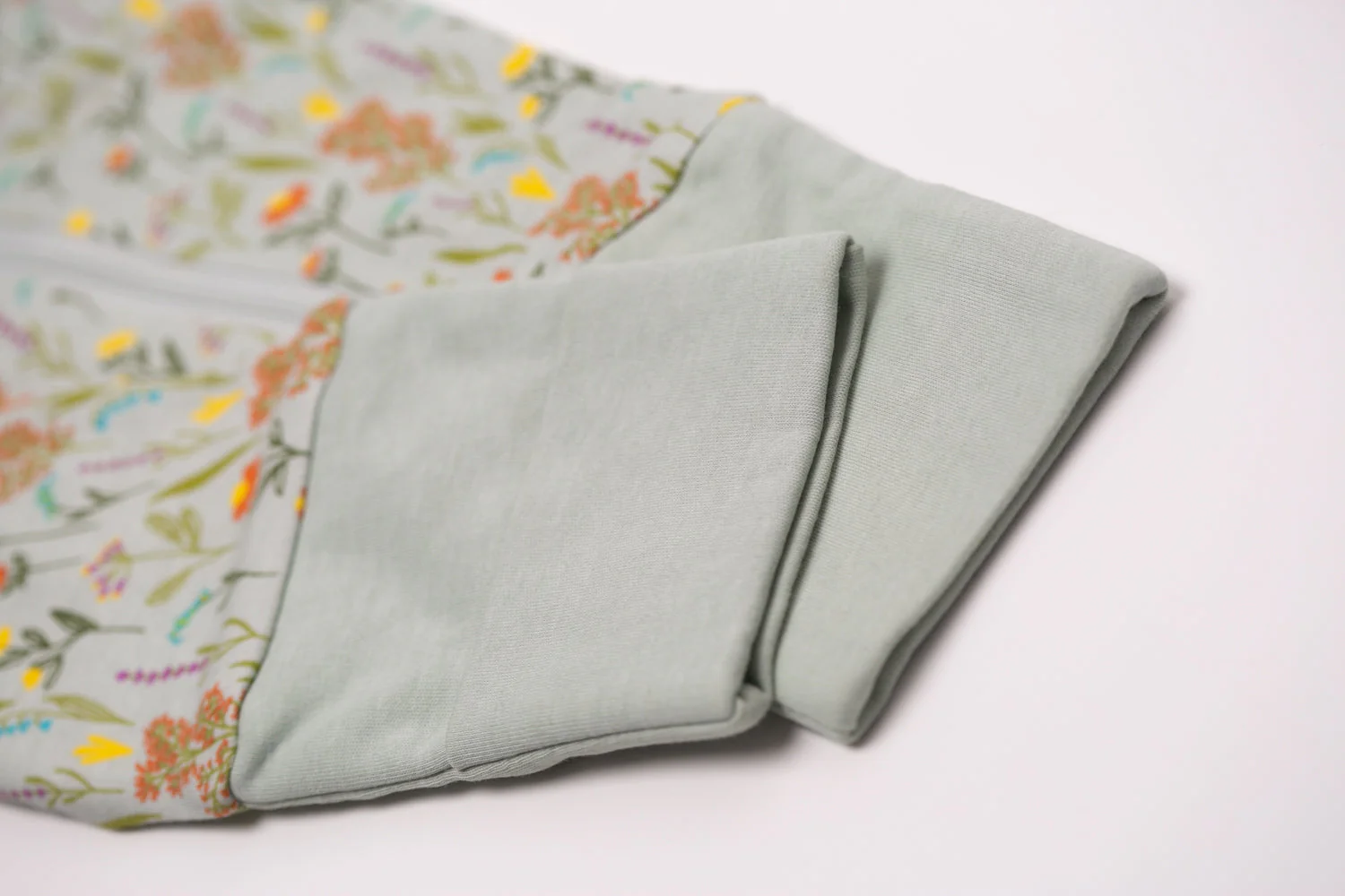 Wildflowers organic cotton ZippyBoo suit - Image 3