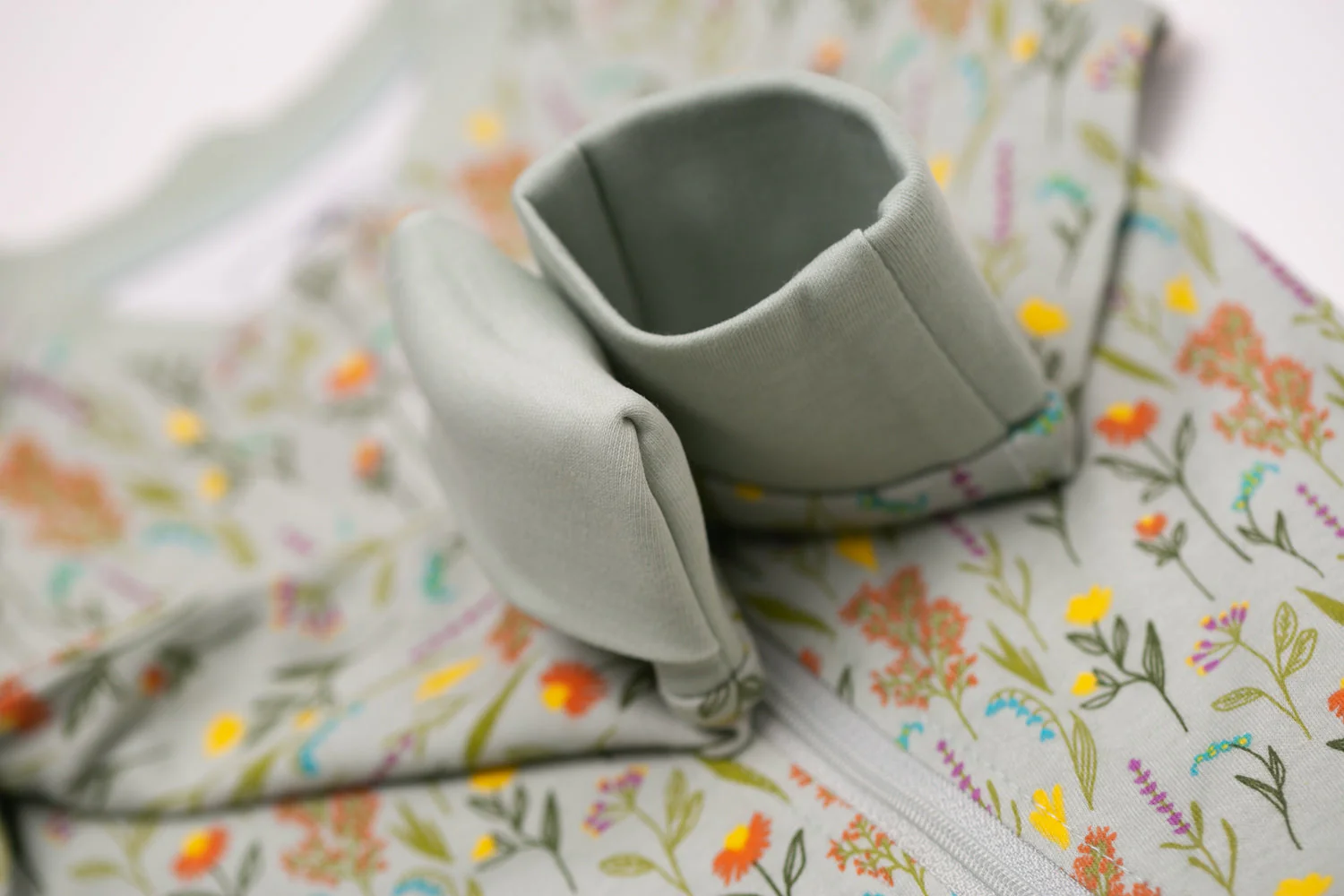 Wildflowers organic cotton ZippyBoo suit - Image 5