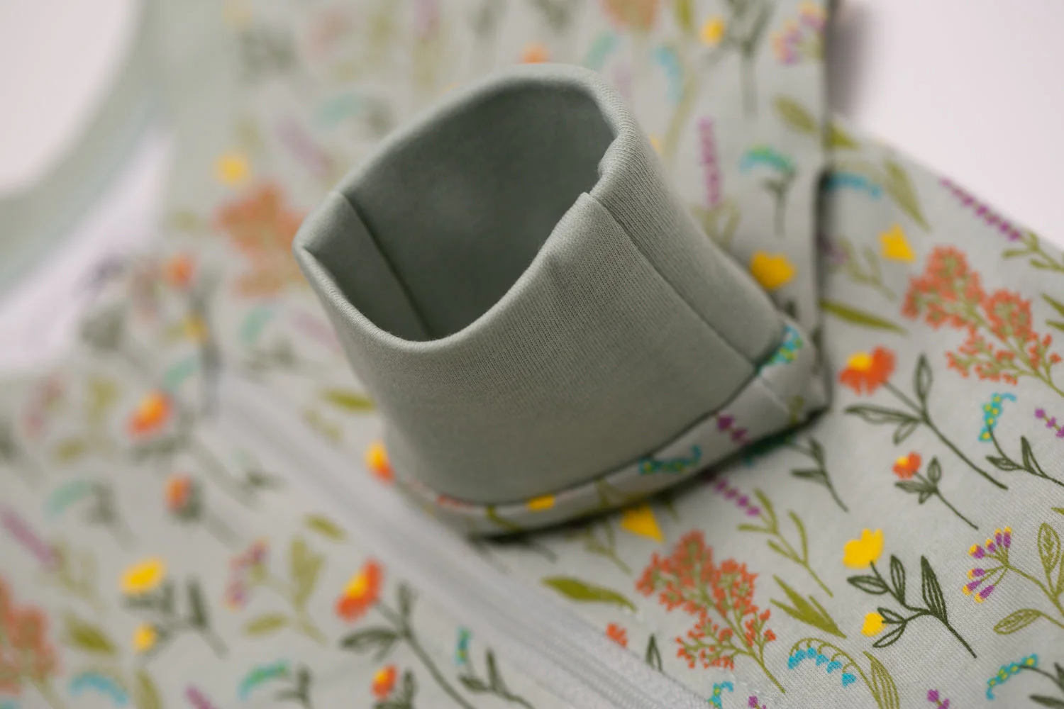 Wildflowers organic cotton ZippyBoo suit - Image 6
