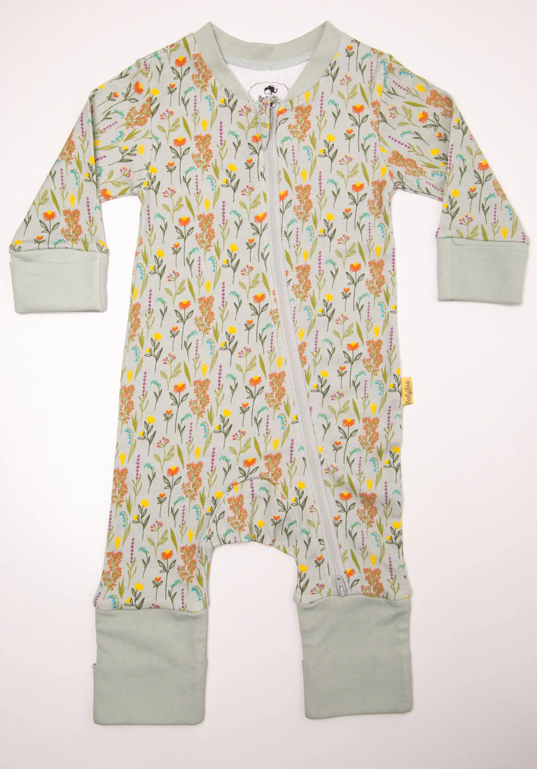 Wildflowers organic cotton ZippyBoo suit - Image 8