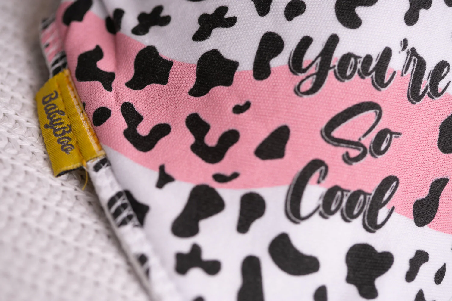 You're so cool organic cotton DribbleBoo bandana bib - Image 4